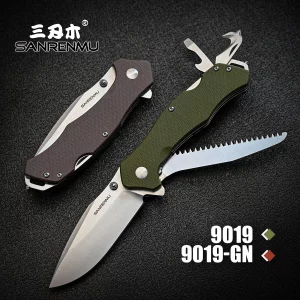 Knife-12C27-Steel-Blade-Outdoor-Hunting-Camping-Survival-Tool